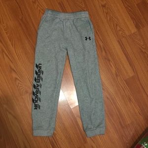 Boys Under Armour joggers.